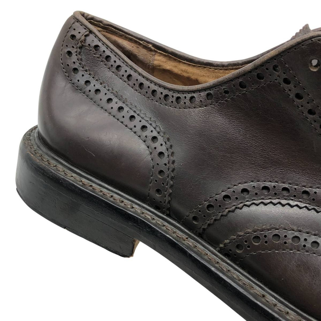 J.Crew Full Brogue Wingtip Shoes Men's 27.5cm leather burgundy type Vintage Second Hand