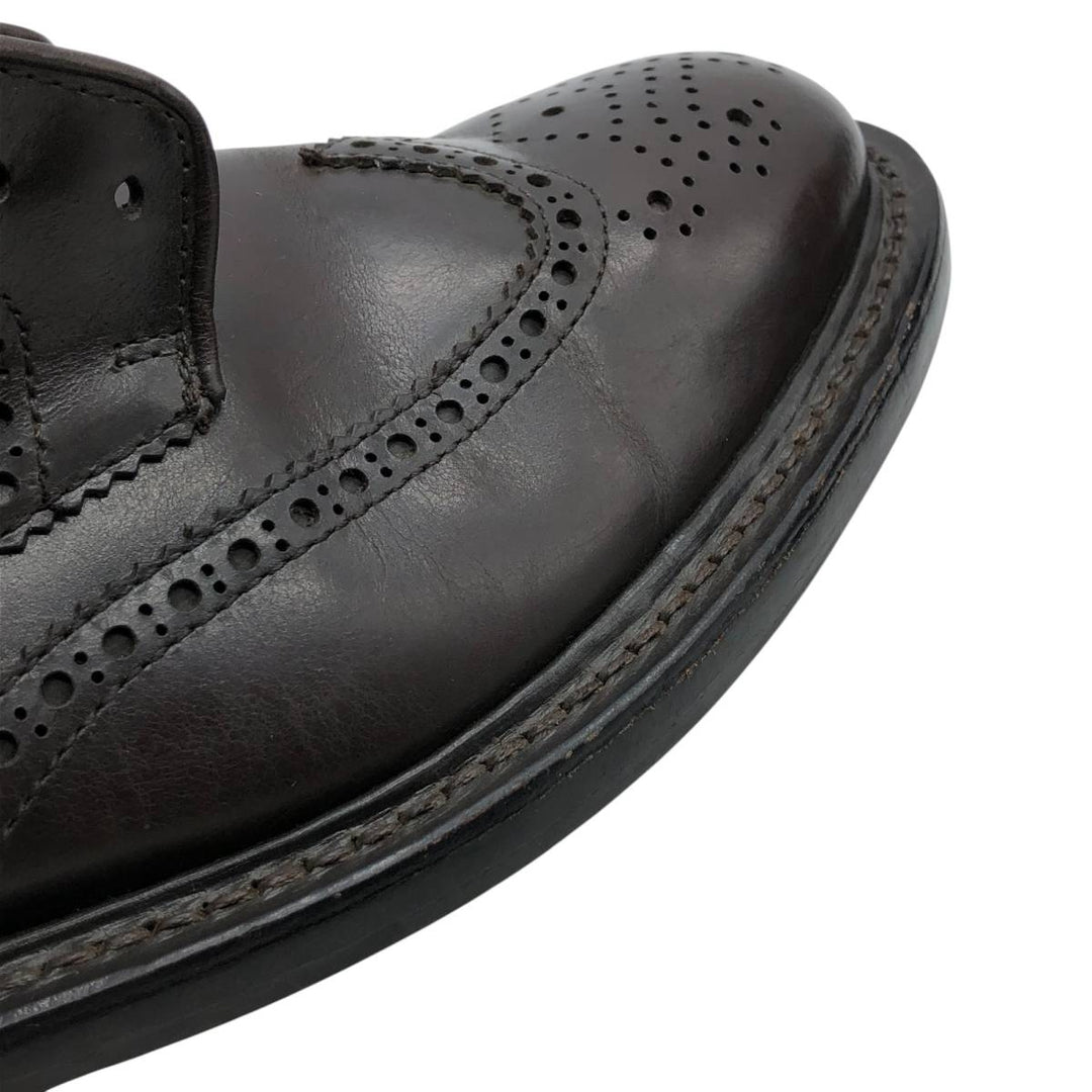 J.Crew Full Brogue Wingtip Shoes Men's 27.5cm leather burgundy type Vintage Second Hand