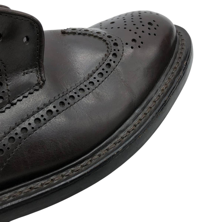 J.Crew Full Brogue Wingtip Shoes Men's 27.5cm leather burgundy type Vintage Second Hand