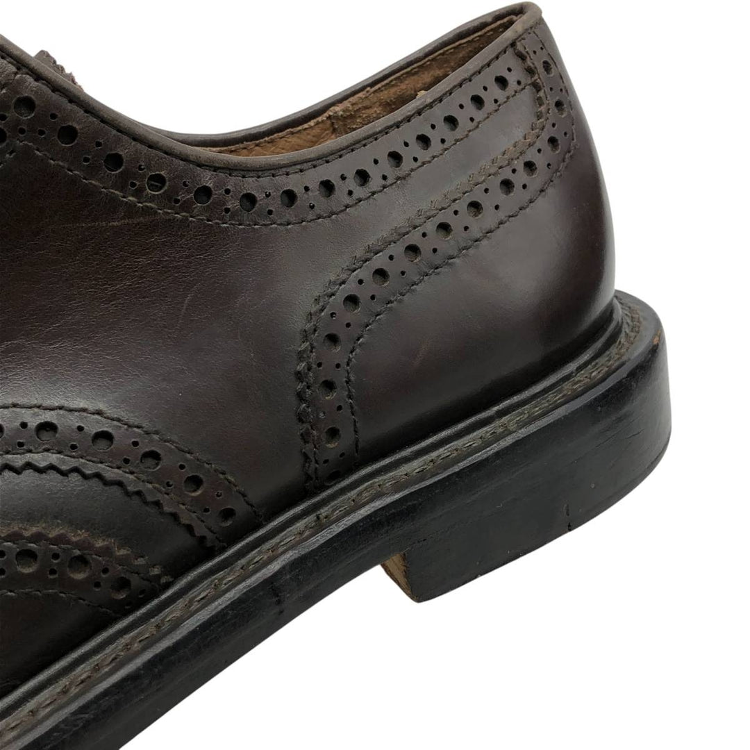 J.Crew Full Brogue Wingtip Shoes Men's 27.5cm leather burgundy type Vintage Second Hand