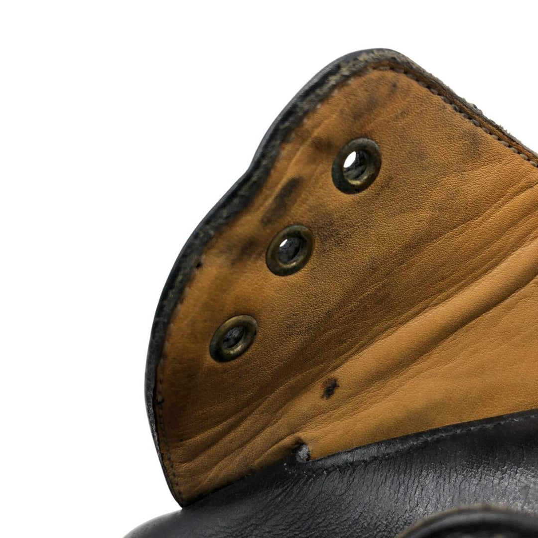 Marbot plain-toe shoes, made in France Men's 26.5cm genuine leather black type Vintage Second Hand