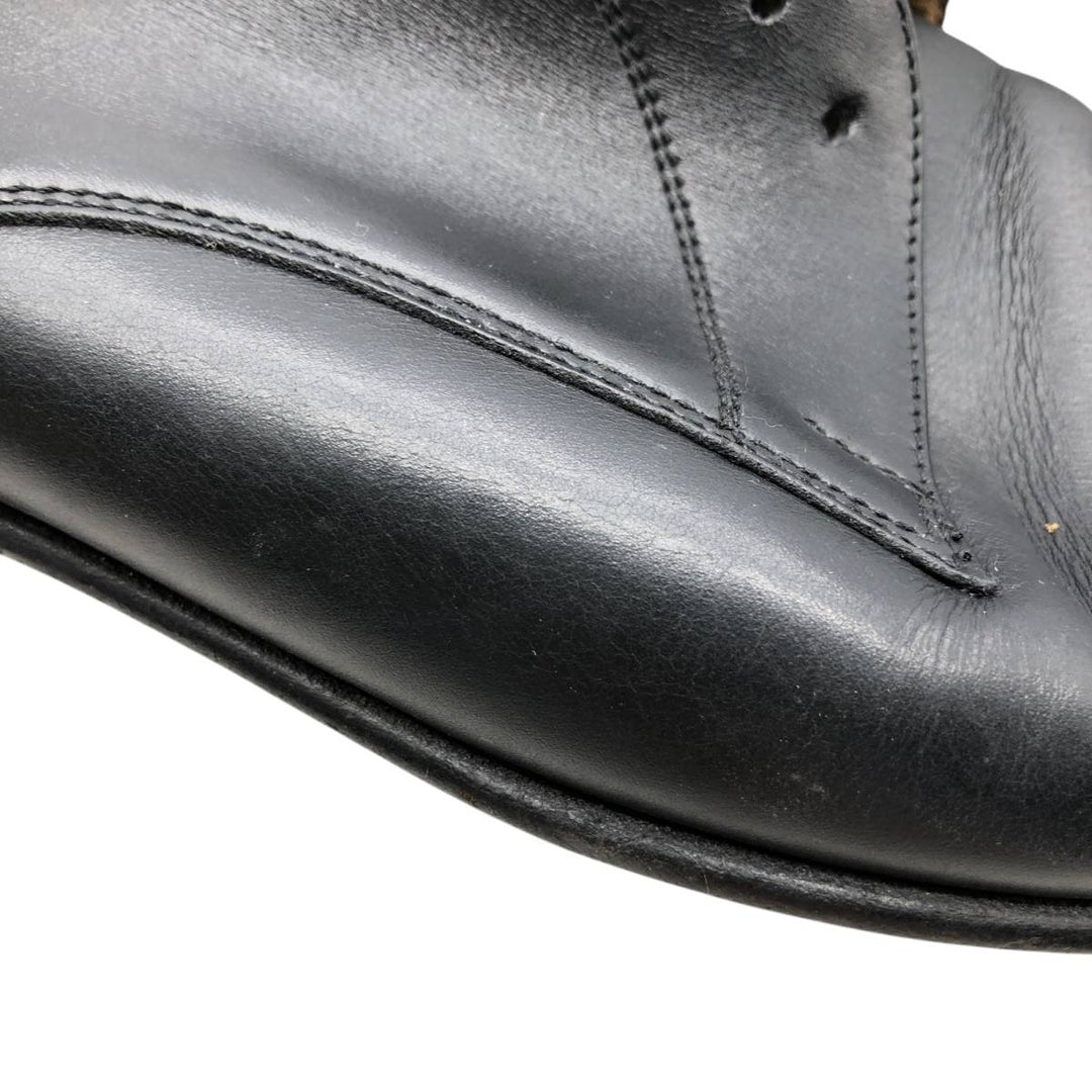 Marbot plain-toe shoes, made in France Men's 26.5cm genuine leather black type Vintage Second Hand
