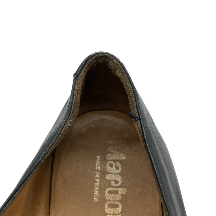 Marbot plain-toe shoes, made in France Men's 26.5cm genuine leather black type Vintage Second Hand