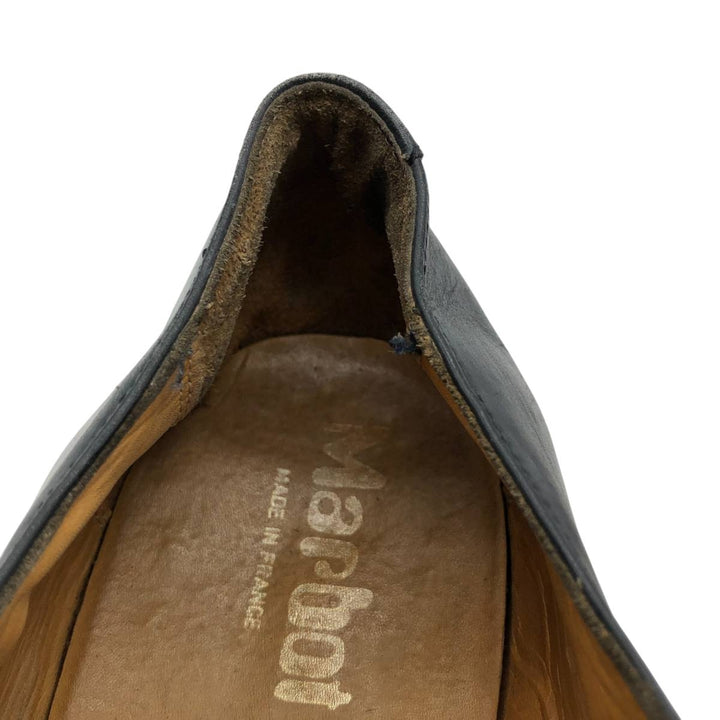 Marbot plain-toe shoes, made in France Men's 26.5cm genuine leather black type Vintage Second Hand