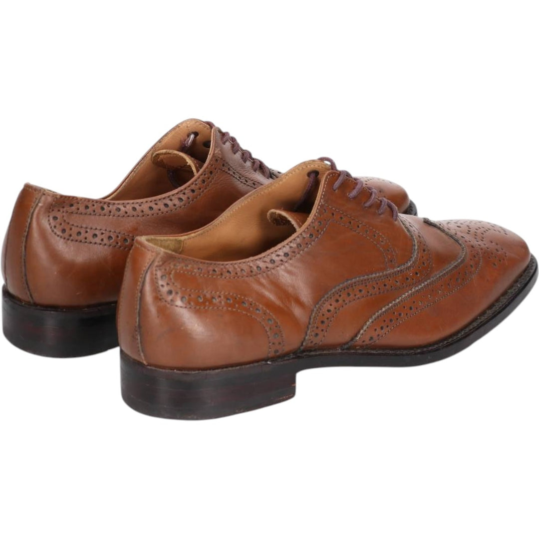 WESTBURY full brogue wingtip shoes Men's 25.5cm genuine leather brown type Vintage Second Hand