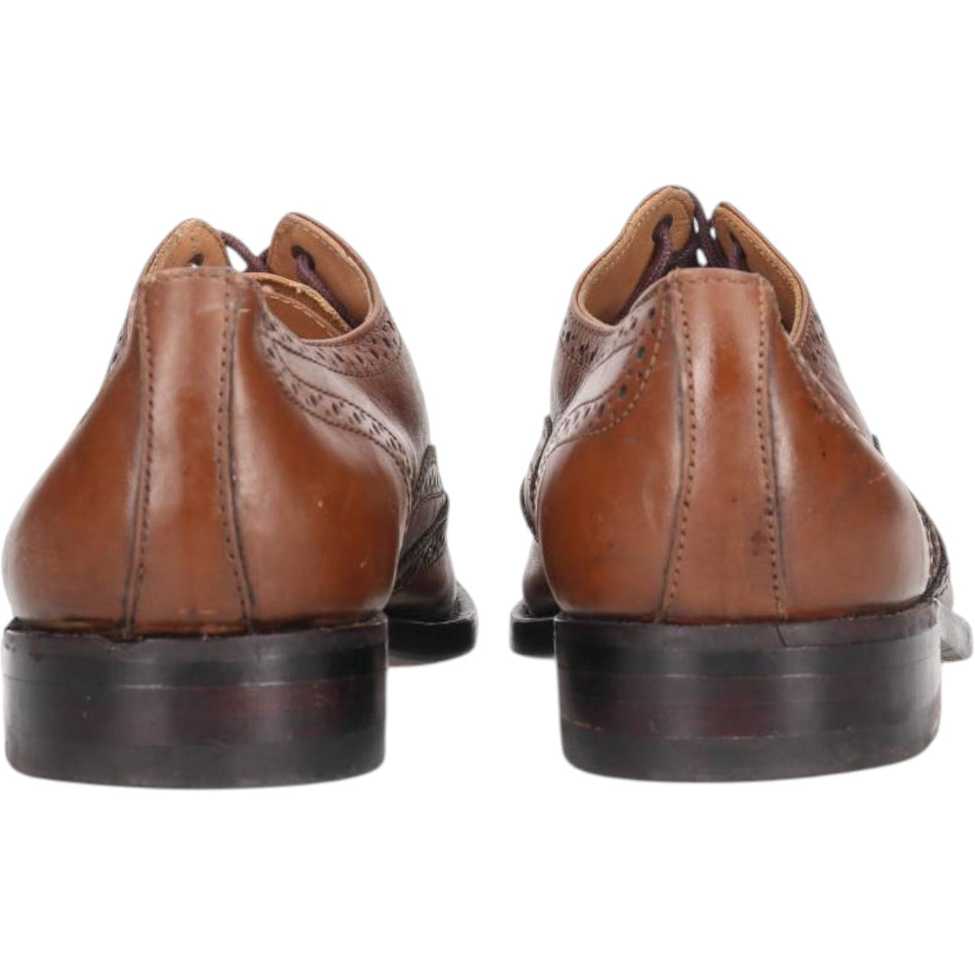 WESTBURY full brogue wingtip shoes Men's 25.5cm genuine leather brown type Vintage Second Hand