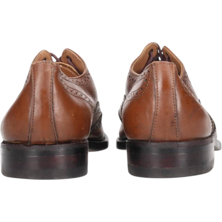 WESTBURY full brogue wingtip shoes Men's 25.5cm genuine leather brown type Vintage Second Hand