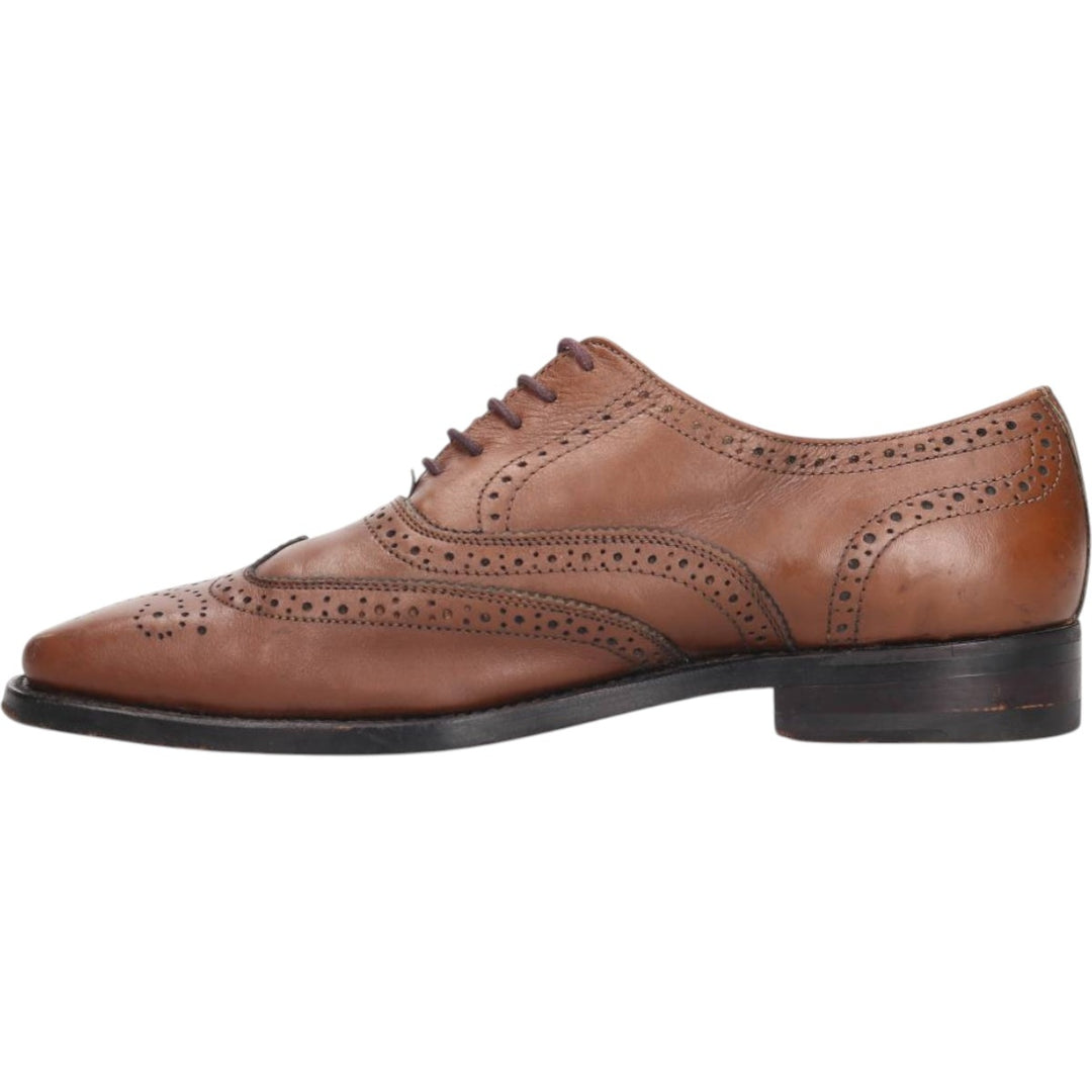 WESTBURY full brogue wingtip shoes Men's 25.5cm genuine leather brown type Vintage Second Hand