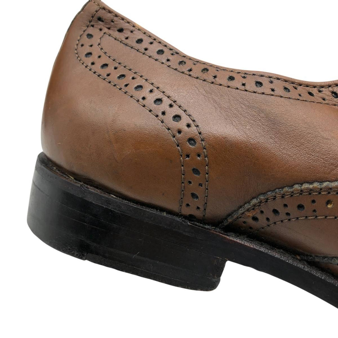 WESTBURY full brogue wingtip shoes Men's 25.5cm genuine leather brown type Vintage Second Hand
