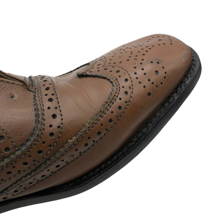 WESTBURY full brogue wingtip shoes Men's 25.5cm genuine leather brown type Vintage Second Hand