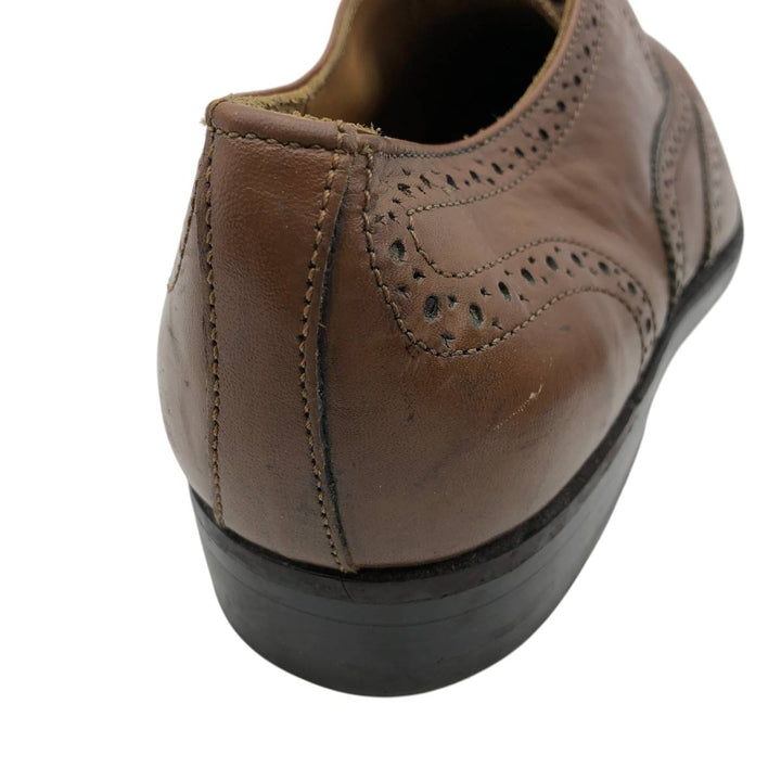 WESTBURY full brogue wingtip shoes Men's 25.5cm genuine leather brown type Vintage Second Hand