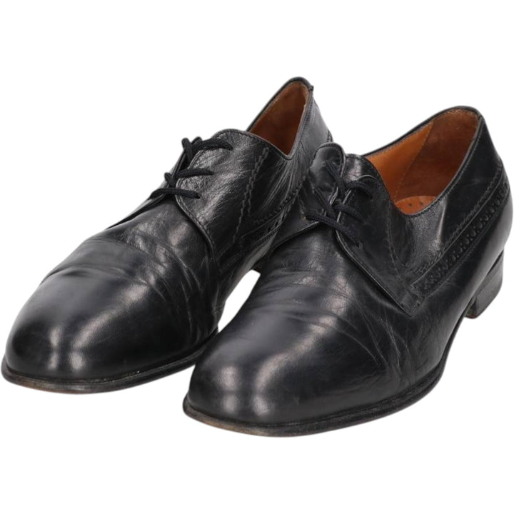 Hobson's plain-toe shoes Men's 26.5cm unclear black type Vintage Second Hand
