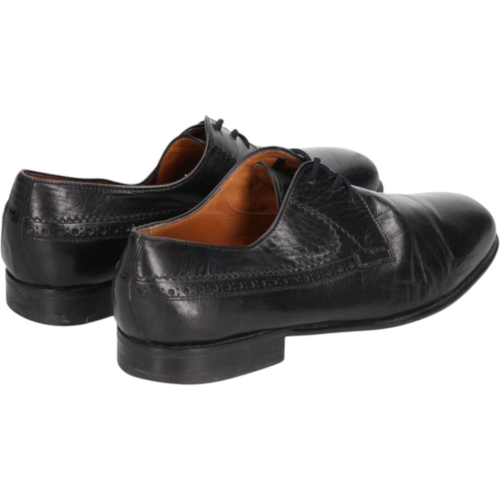 Hobson's plain-toe shoes Men's 26.5cm unclear black type Vintage Second Hand