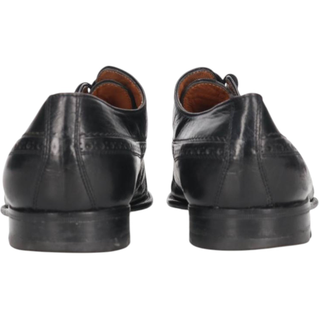 Hobson's plain-toe shoes Men's 26.5cm unclear black type Vintage Second Hand