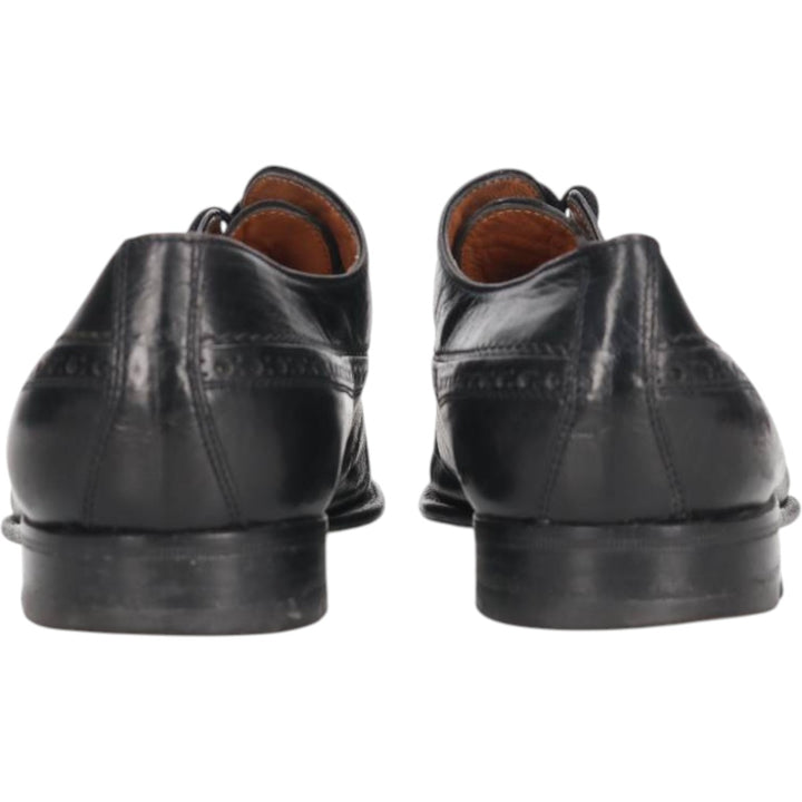 Hobson's plain-toe shoes Men's 26.5cm unclear black type Vintage Second Hand