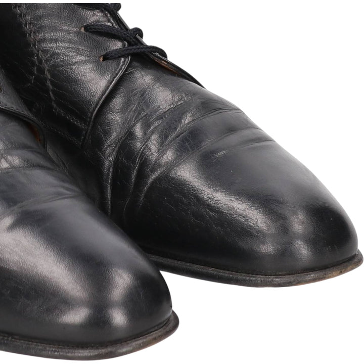 Hobson's plain-toe shoes Men's 26.5cm unclear black type Vintage Second Hand