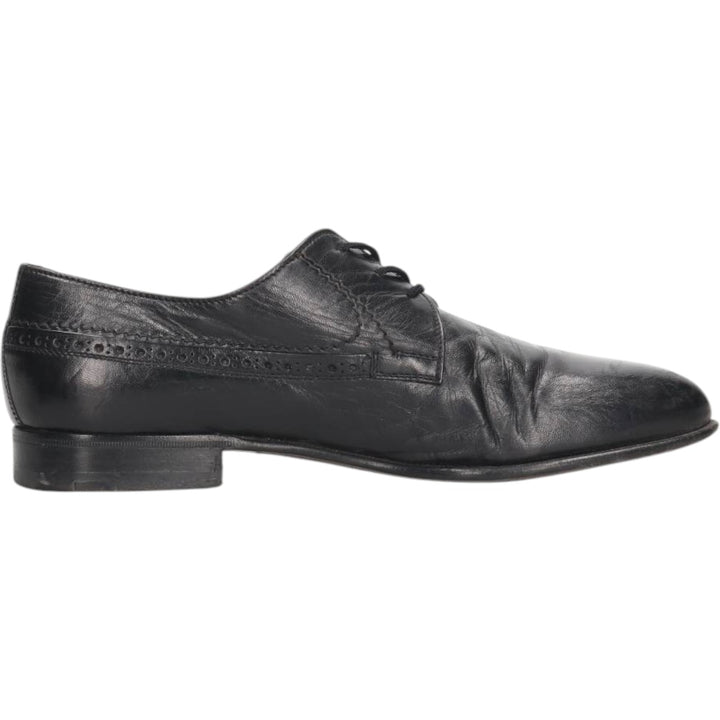 Hobson's plain-toe shoes Men's 26.5cm unclear black type Vintage Second Hand