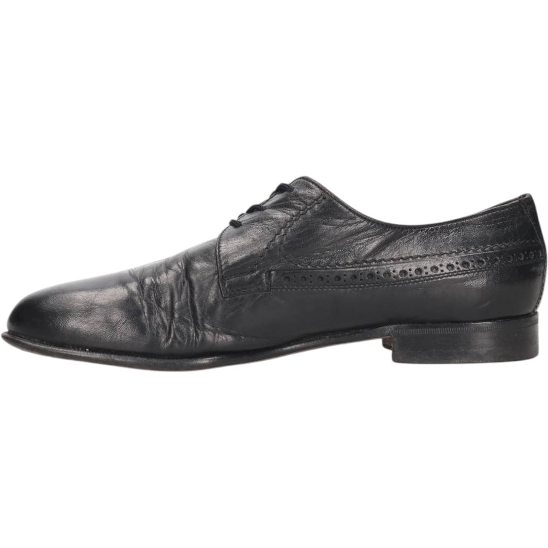 Hobson's plain-toe shoes Men's 26.5cm unclear black type Vintage Second Hand