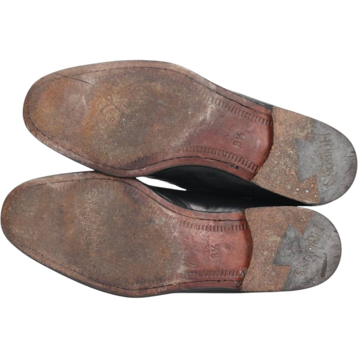 Hobson's plain-toe shoes Men's 26.5cm unclear black type Vintage Second Hand