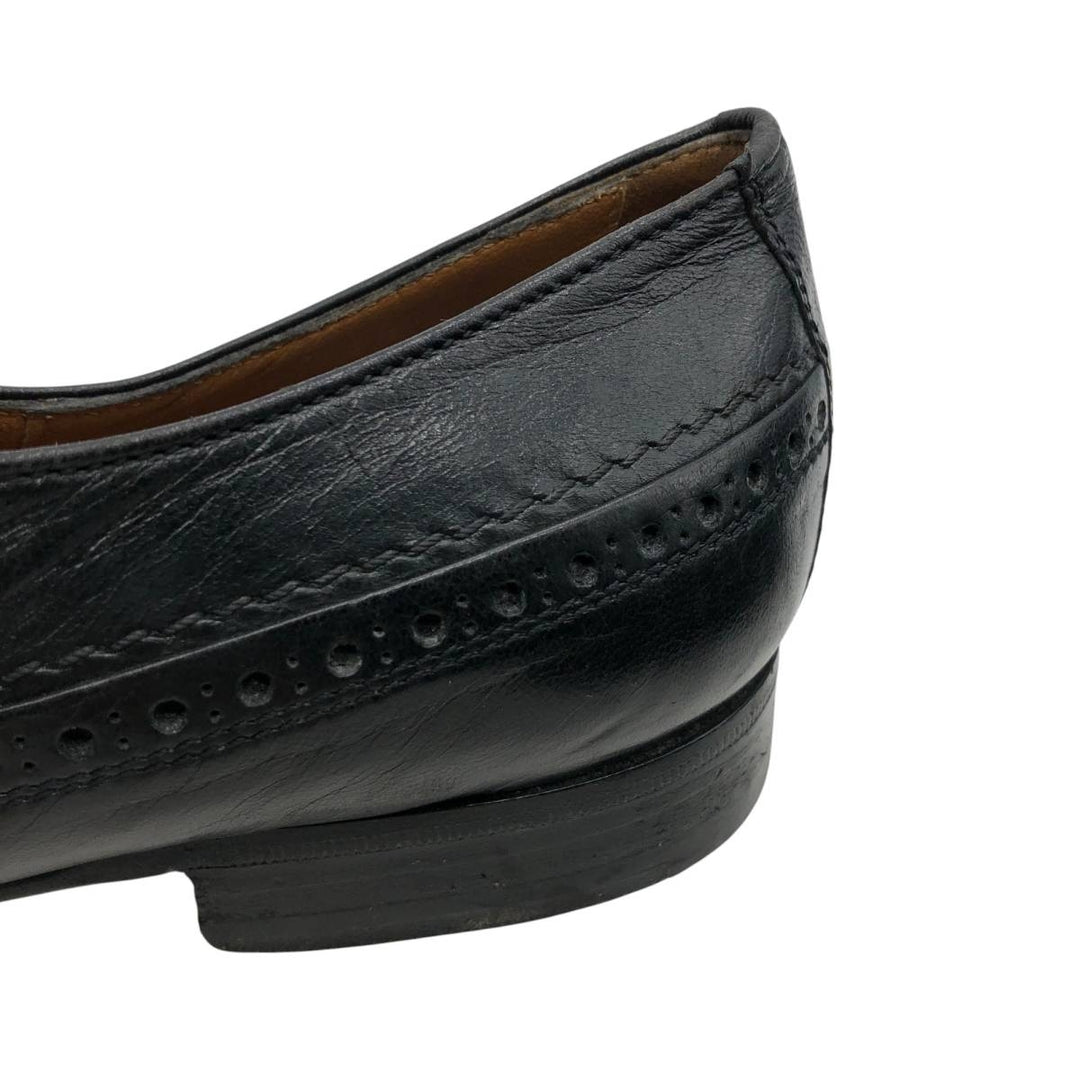 Hobson's plain-toe shoes Men's 26.5cm unclear black type Vintage Second Hand