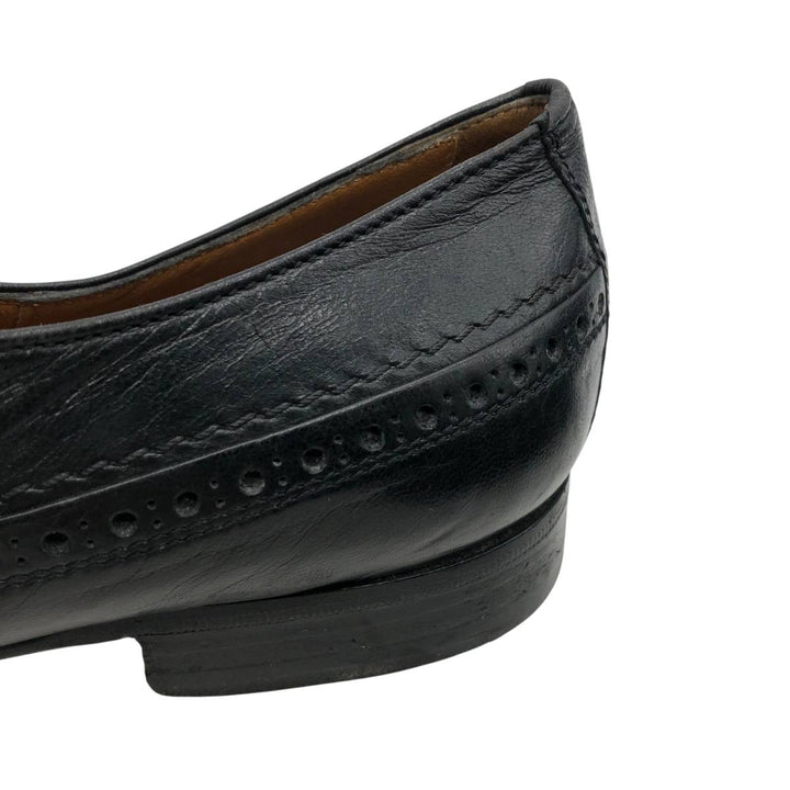 Hobson's plain-toe shoes Men's 26.5cm unclear black type Vintage Second Hand