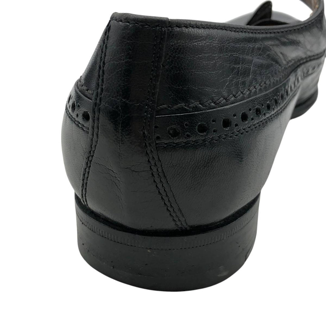 Hobson's plain-toe shoes Men's 26.5cm unclear black type Vintage Second Hand