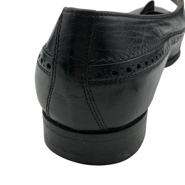 Hobson's plain-toe shoes Men's 26.5cm unclear black type Vintage Second Hand