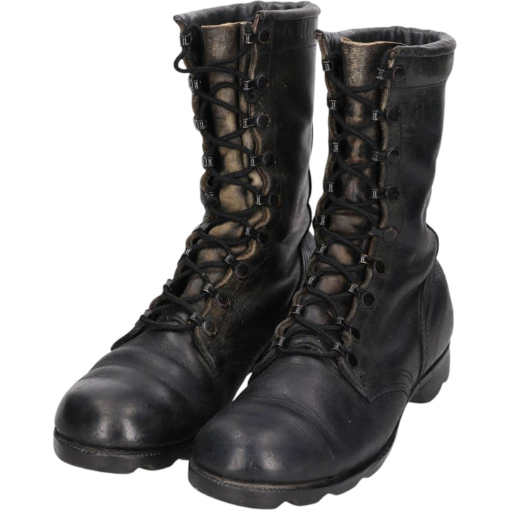 Steel Toe Work Boots 8 1/2R Men's 26.5cm unclear black type Vintage Second Hand