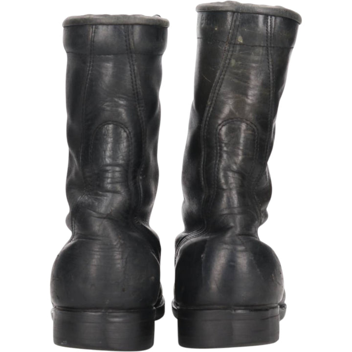 Steel Toe Work Boots 8 1/2R Men's 26.5cm unclear black type Vintage Second Hand
