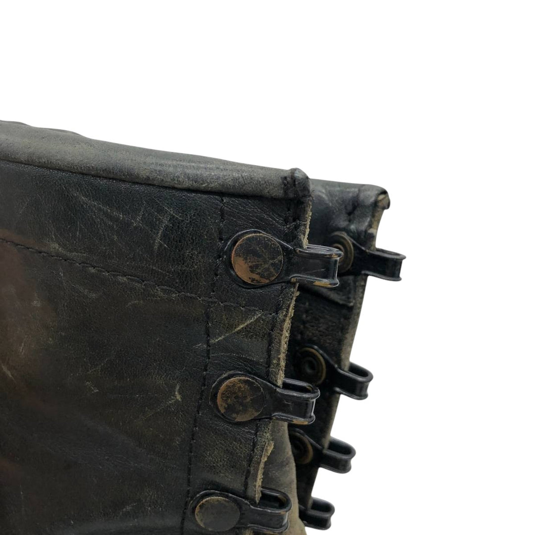 Steel Toe Work Boots 8 1/2R Men's 26.5cm unclear black type Vintage Second Hand