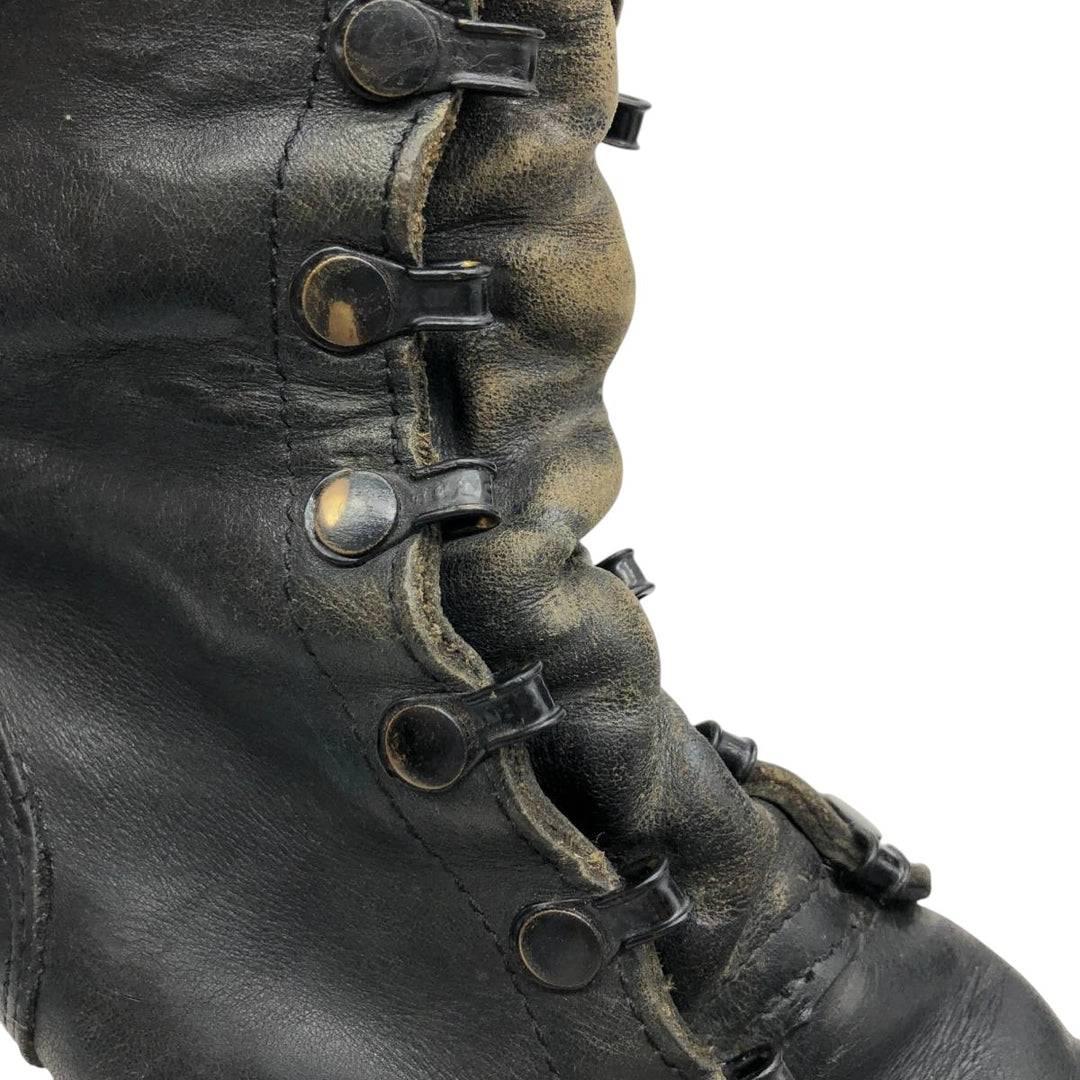 Steel Toe Work Boots 8 1/2R Men's 26.5cm unclear black type Vintage Second Hand