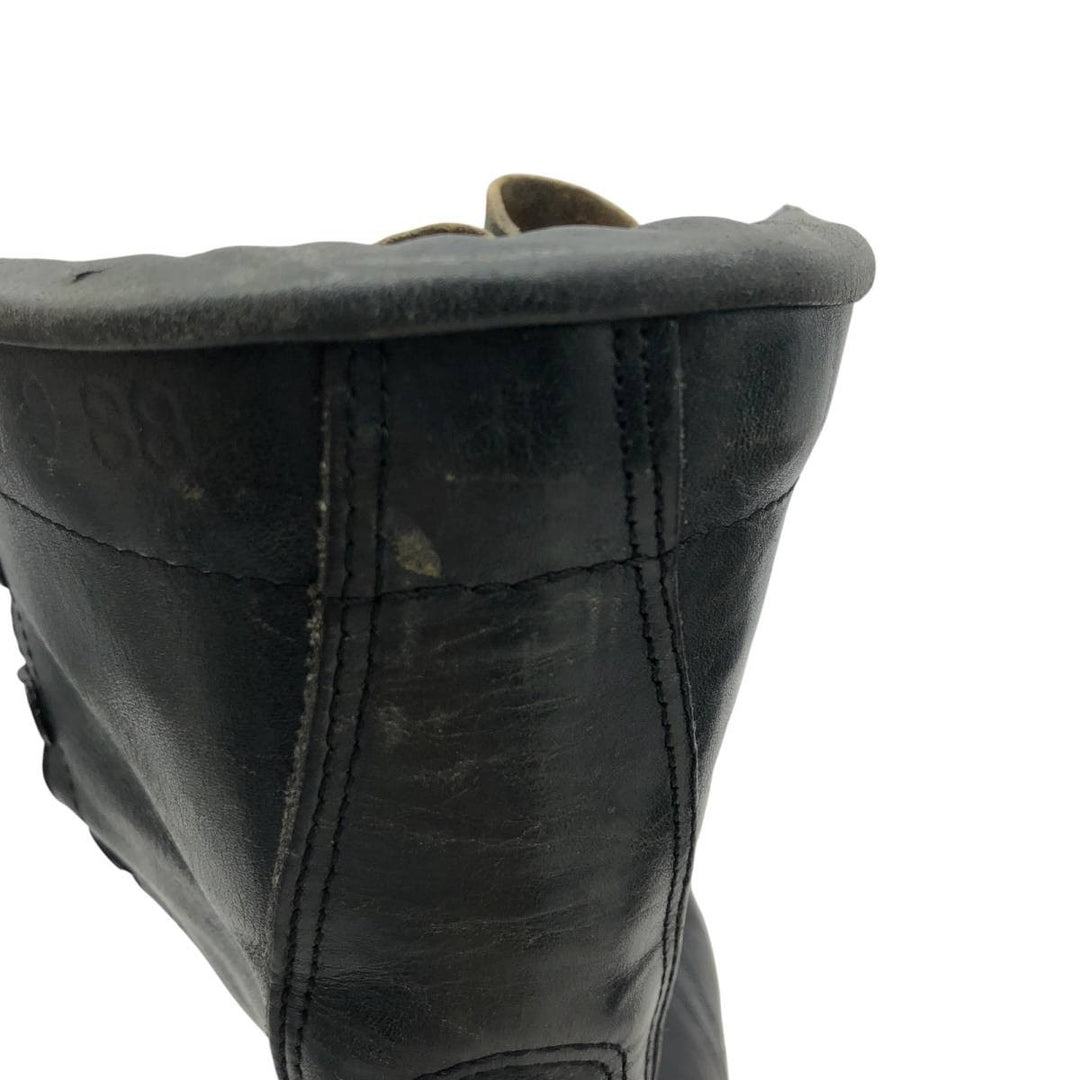 Steel Toe Work Boots 8 1/2R Men's 26.5cm unclear black type Vintage Second Hand