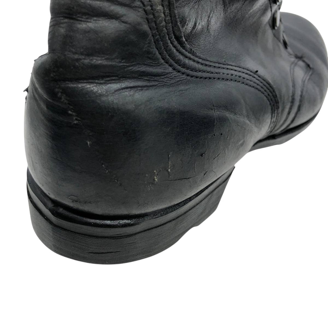 Steel Toe Work Boots 8 1/2R Men's 26.5cm unclear black type Vintage Second Hand