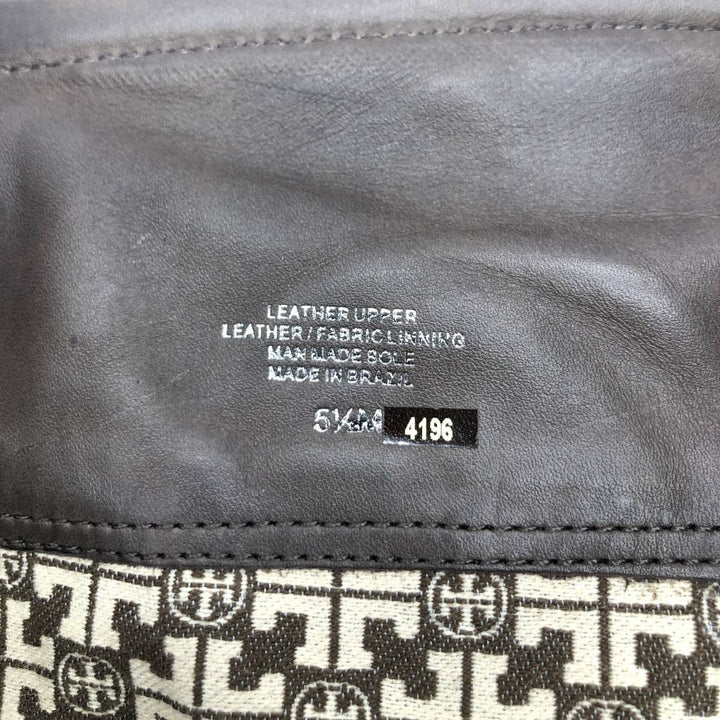 Tory Burch Suede Side-Zip Long Boots, Made in Brazil, Size 5 1/2M, Women's, Equivalent to 8.9 inches /saa013858 Women's 22.5cm Genuine Leather Suede brown type Vintage Second Hand