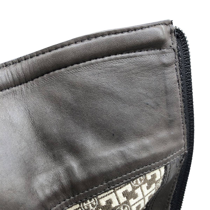 Tory Burch Suede Side-Zip Long Boots, Made in Brazil, Size 5 1/2M, Women's, Equivalent to 8.9 inches /saa013858 Women's 22.5cm Genuine Leather Suede brown type Vintage Second Hand