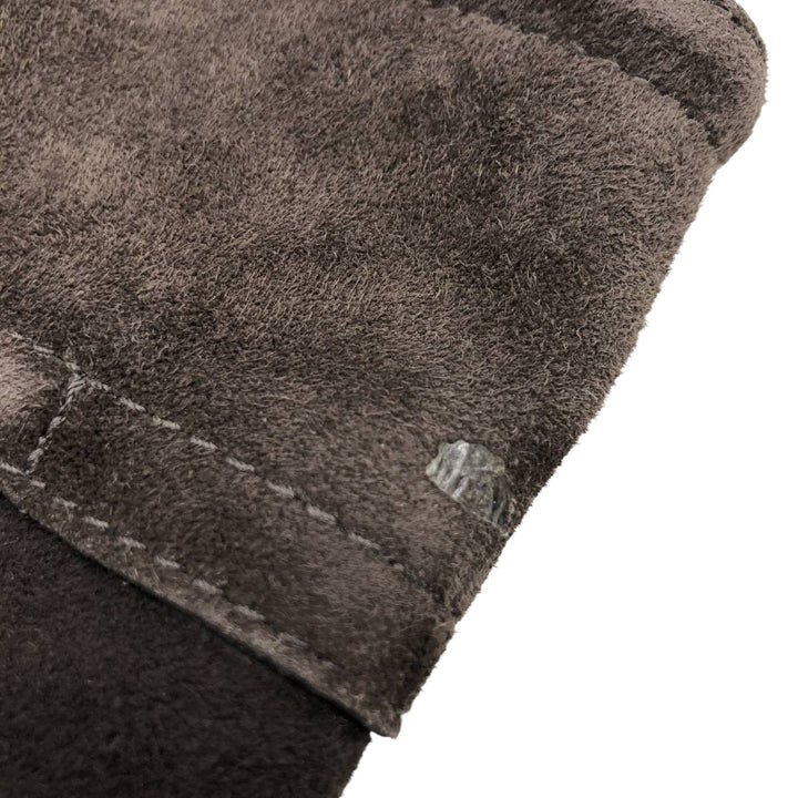 Tory Burch Suede Side-Zip Long Boots, Made in Brazil, Size 5 1/2M, Women's, Equivalent to 8.9 inches /saa013858 Women's 22.5cm Genuine Leather Suede brown type Vintage Second Hand