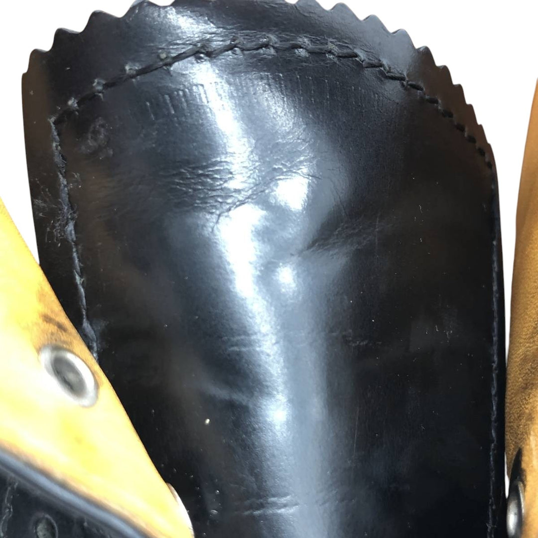 Dr. Martens Wingtip Full Brogue 3-Eye Shoes, Made in England, Size 6, Women's, Size 9.8" (saa013859) Women's 25.0cm genuine leather black type Vintage Second Hand