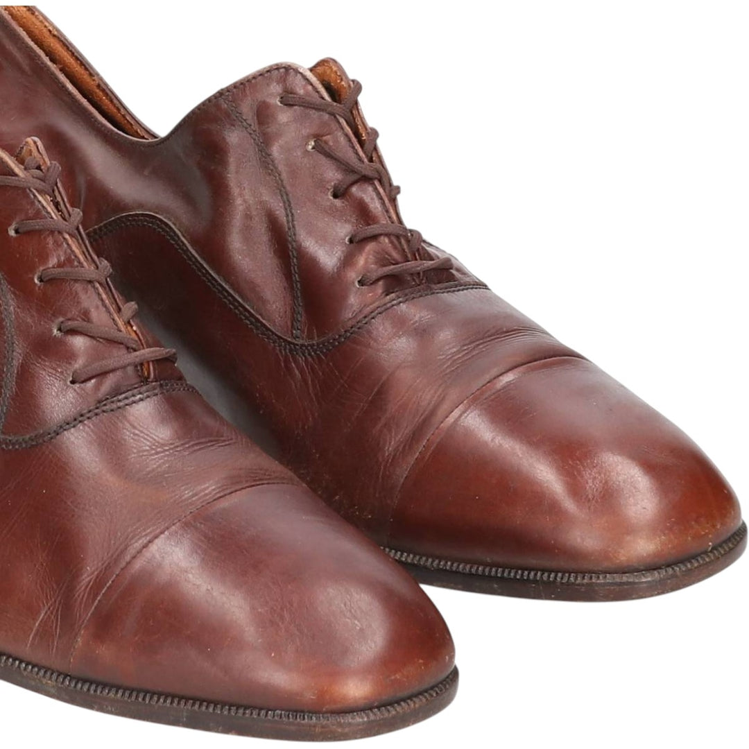 Bally Straight Tip Shoes 8E Men's 26.5cm genuine leather brown type Vintage Second Hand
