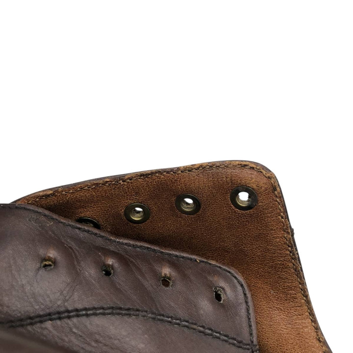 Bally Straight Tip Shoes 8E Men's 26.5cm genuine leather brown type Vintage Second Hand