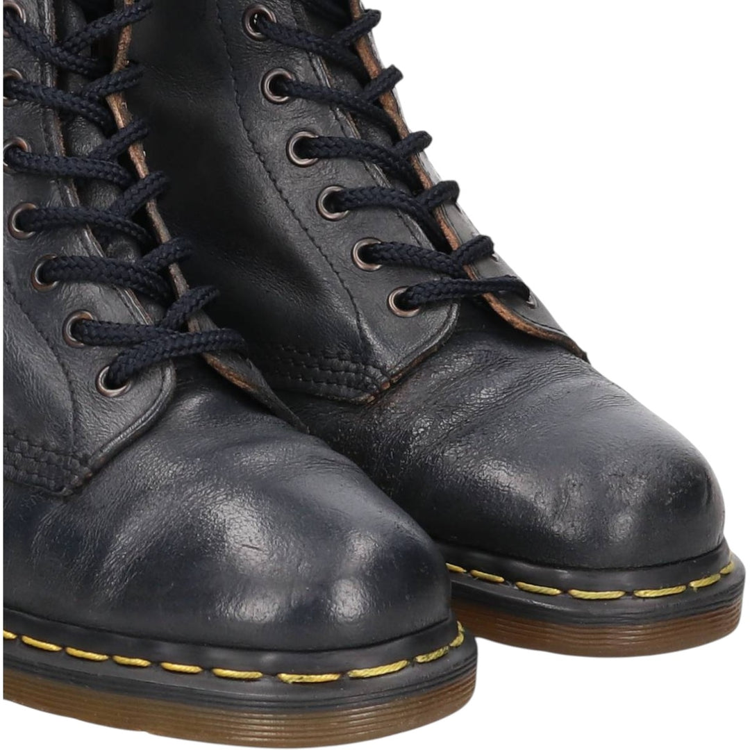 Dr. Martens 1460 8-Eye Boots, Made in England, Size 6 Women's 25.0cm genuine leather navy blue type Vintage Second Hand