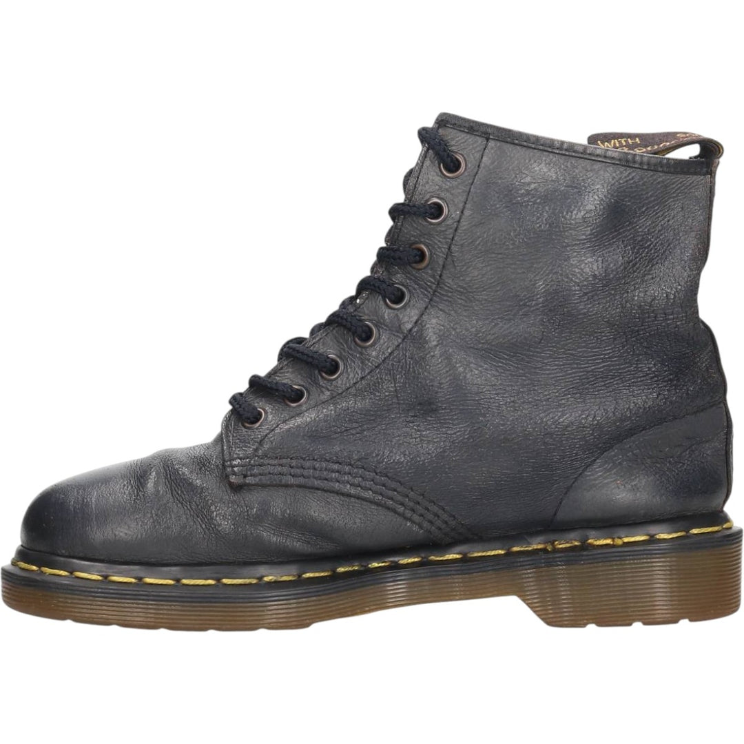 Dr. Martens 1460 8-Eye Boots, Made in England, Size 6 Women's 25.0cm genuine leather navy blue type Vintage Second Hand