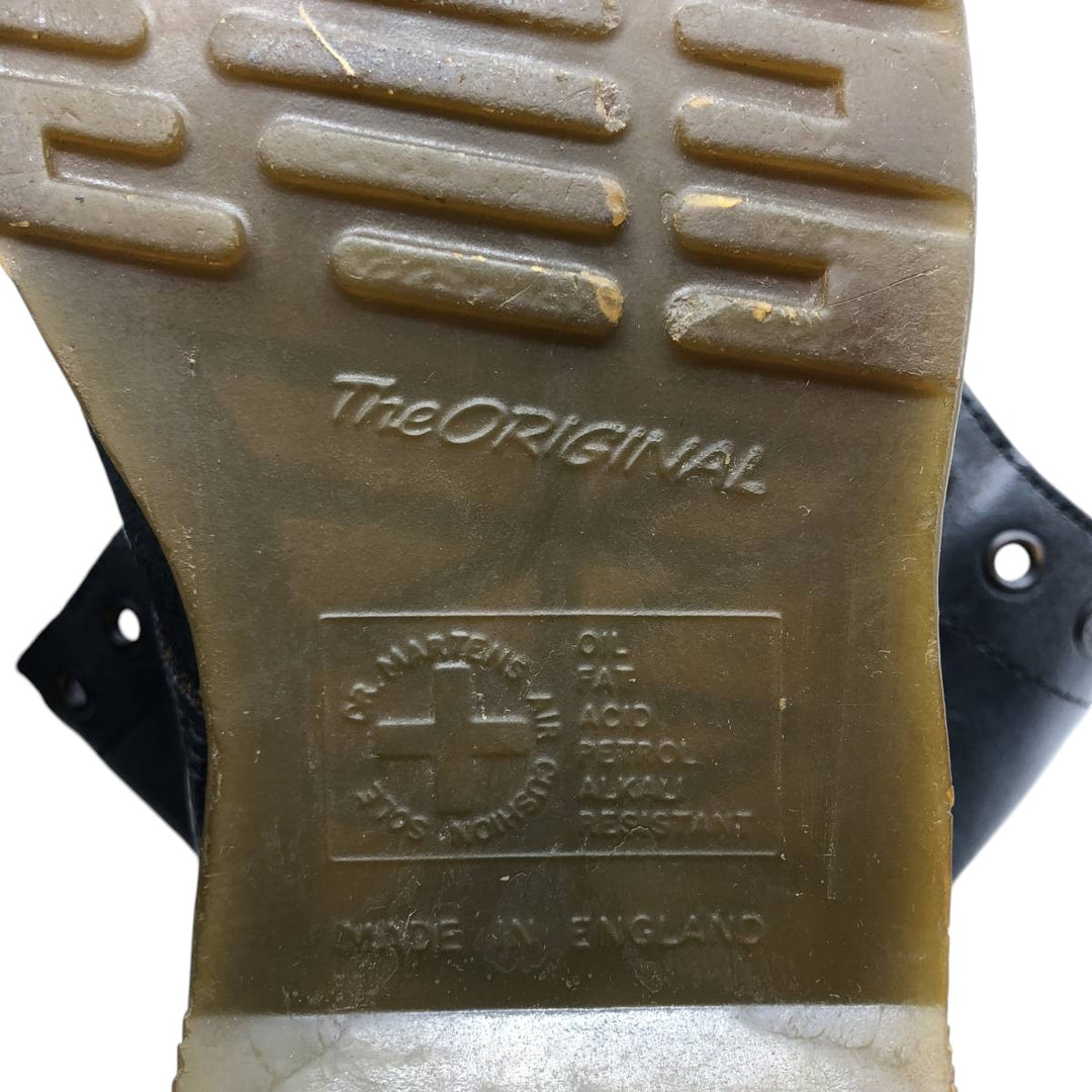 Dr. Martens 1460 8-Eye Boots, Made in England, Size 6 Women's 25.0cm genuine leather navy blue type Vintage Second Hand