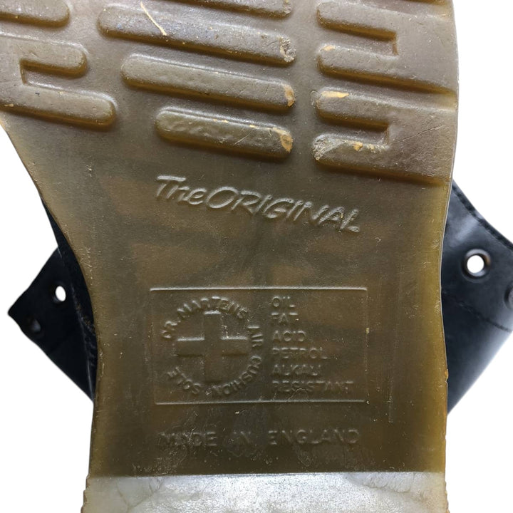 Dr. Martens 1460 8-Eye Boots, Made in England, Size 6 Women's 25.0cm genuine leather navy blue type Vintage Second Hand