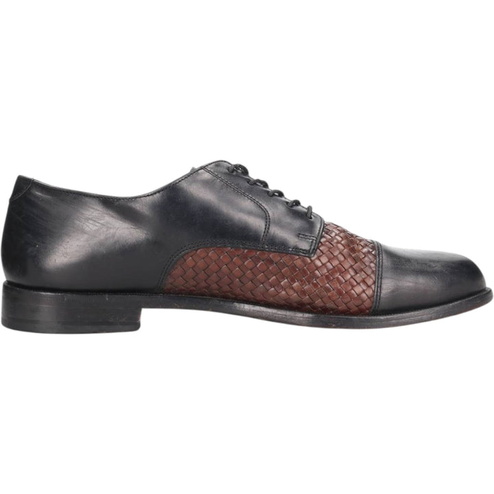 Cole Haan braided straight tip shoes, size 9 1/2D Men's 27.5cm unclear black type Vintage Second Hand