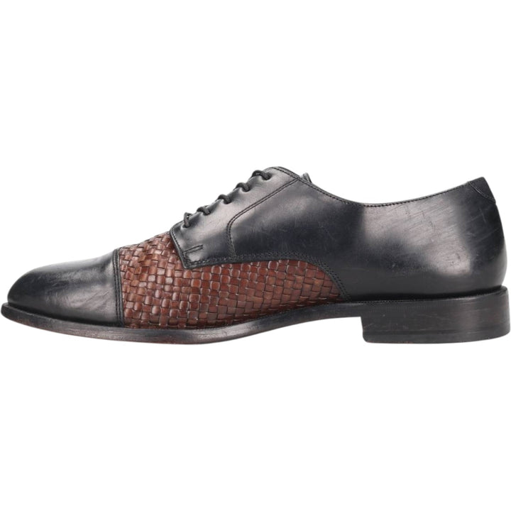 Cole Haan braided straight tip shoes, size 9 1/2D Men's 27.5cm unclear black type Vintage Second Hand