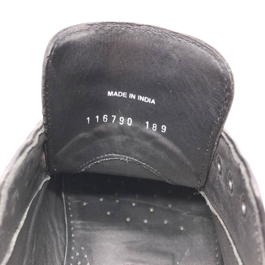 Cole Haan braided straight tip shoes, size 9 1/2D Men's 27.5cm unclear black type Vintage Second Hand