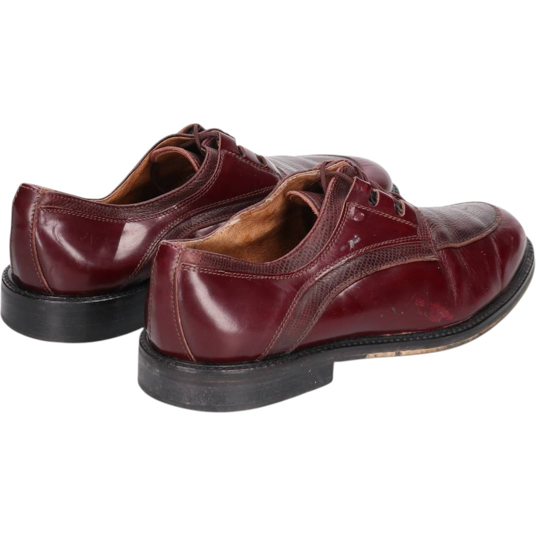Bally U-tip shoes, size 41 1/2 Men's 26.5cm genuine leather burgundy type Vintage Second Hand