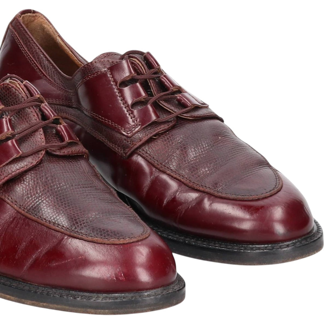 Bally U-tip shoes, size 41 1/2 Men's 26.5cm genuine leather burgundy type Vintage Second Hand
