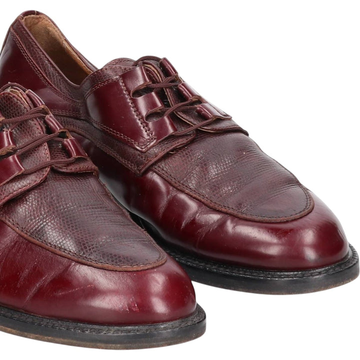 Bally U-tip shoes, size 41 1/2 Men's 26.5cm genuine leather burgundy type Vintage Second Hand