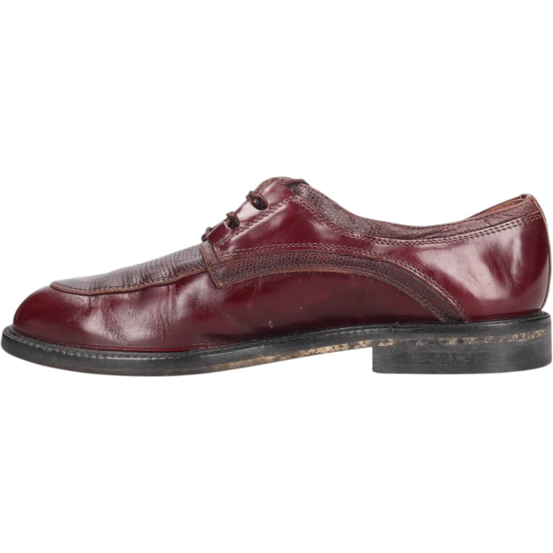Bally U-tip shoes, size 41 1/2 Men's 26.5cm genuine leather burgundy type Vintage Second Hand